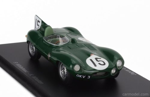 JAGUAR  D-TYPE 3.4L S6 SPIDER TEAM JAGUAR CARS LTD N 15 24h LE MANS 1954 PETER WHITEHEAD - KEN WHARTON  GREEN