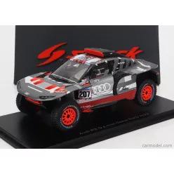  AUDI  Q E-TRON RS TEAM AUDI SPORT N 207 RALLY DAKAR 2023 CARLOS SAINZ - LUCAS CRUZ  GREY SILVER BLACK