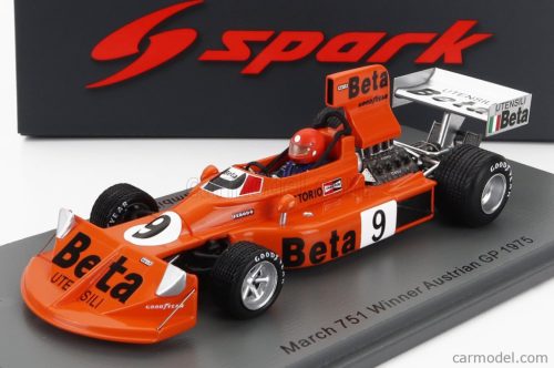 MARCH  F1  751 BETA N 9 WINNER AUSTRIAN GP 1975 VITTORIO BRAMBILLA  RED