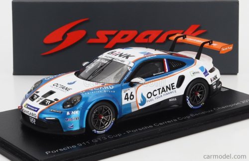 PORSCHE  911 992 GT3 CUP N 46 PORSCHE CARRERA CUP BENELUX CHAMPION 2023 ROBERT DE HAAN  WHITE BLUE MET