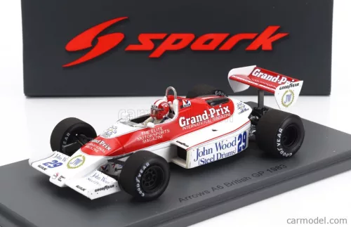 ARROWS  F1  A6 N 29 ENGLISH GP 1983 MARC SURER  WHITE RED