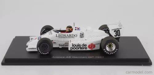 ARROWS  F1  A6 N 30 GERMANY GP 1983 THIERRY BOUTSEN  WHITE