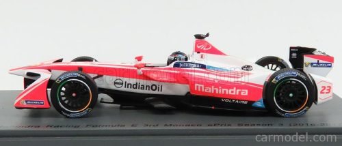 MAHINDRA  FORMULA-E M3 ELECTRO TEAM MAHINDRA RACING N 23 MONACO GP 2016-2017 N.HEIDFELD  WHITE RED