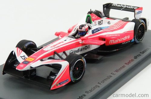 MAHINDRA  FORMULA-E M3 ELECTRO TEAM MAHINDRA RACING N 19 BERLIN GP 2016-2017 F.ROSENQVIST  WHITE RED