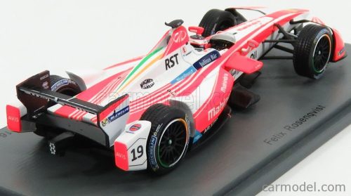 MAHINDRA  FORMULA-E M3 ELECTRO TEAM MAHINDRA RACING N 19 BERLIN GP 2016-2017 F.ROSENQVIST  WHITE RED