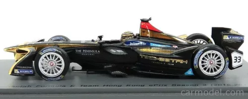 RENAULT  FORMULA-E Z.E.16 TEAM TECHEETAH N 33 HONG KONG GP 2016-2017 MA QING HUA  BLACK GOLD