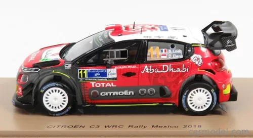CITROEN  C3 WRC TEAM CITROEN TOTAL ABU DHABI WRT N 11 RALLY MEXICO 2018 S.LOEB - D.ELENA