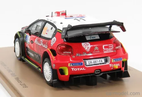 CITROEN  C3 WRC TEAM CITROEN TOTAL ABU DHABI WRT N 11 RALLY MEXICO 2018 S.LOEB - D.ELENA