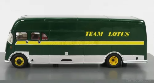 BEDFORD  TRUCK TEAM LOTUS CAR TRANSPORTER 1961  GREEN YELLOW SILVER