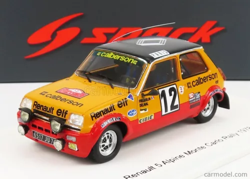 RENAULT  R5 ALPINE Gr.2 N 12 3rd RALLY MONTECARLO 1978 G.FREQUELIN - J.DELAVAL