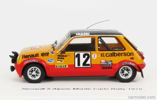 RENAULT  R5 ALPINE Gr.2 N 12 3rd RALLY MONTECARLO 1978 G.FREQUELIN - J.DELAVAL