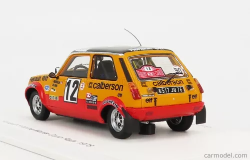 RENAULT  R5 ALPINE Gr.2 N 12 3rd RALLY MONTECARLO 1978 G.FREQUELIN - J.DELAVAL