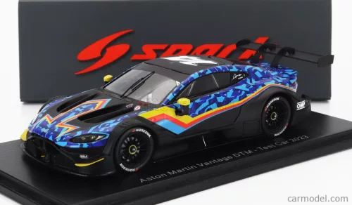 ASTON MARTIN  VANTAGE N 14 TEST CAR DTM SEASON 2023 FERNANDO ALONSO  BLUE BLACK