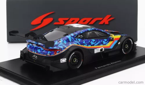 ASTON MARTIN  VANTAGE N 14 TEST CAR DTM SEASON 2023 FERNANDO ALONSO  BLUE BLACK