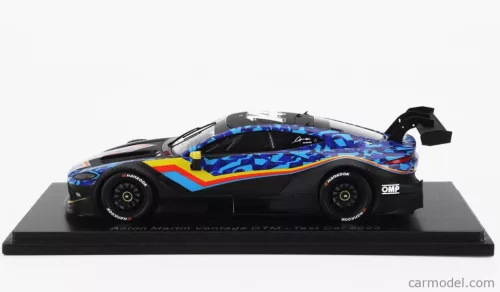 ASTON MARTIN  VANTAGE N 14 TEST CAR DTM SEASON 2023 FERNANDO ALONSO  BLUE BLACK