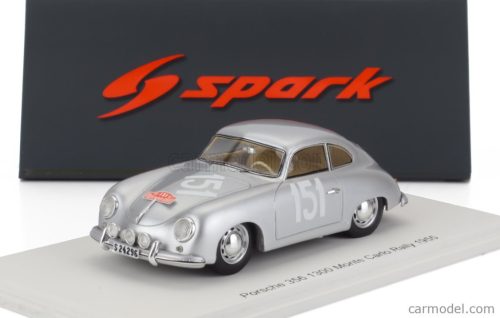 PORSCHE  356 COUPE N 151 RALLY MONTECARLO 1955 CARSTEN JOHANSSON - GUNNAR JENSEN  SILVER