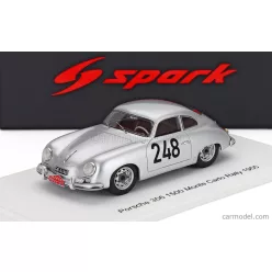   PORSCHE  356 1500 COUPE N 248 RALLY MONTECARLO 1955 MAX NATHAN - HEINZ SCHELLHAAS  SILVER