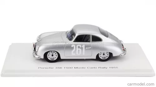 PORSCHE  356 COUPE N 261 RALLY MONTECARLO 1955 JEAN VILREON - LEON CARLIN  SILVER