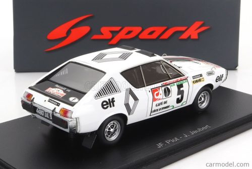 RENAULT  R17 N 5 RALLY BANDAMA 1973 J.F.PIOT - F.JAUBER  WHITE BLACK