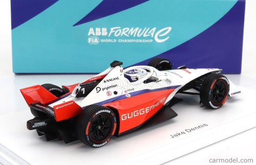 PORSCHE  FORMULA-E 99X ELCTRIC TEAM ANDRETTI N 1 SEASON 2023-2024 JAKE DENNIS  WHITE RED BLACK