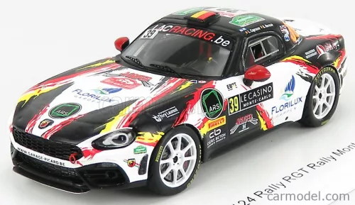 FIAT  124 ABARTH RGT TEAM LAC RACING N 39 RALLY MONTECARLO 2020 L.CAPRASSE - R.HERMAN