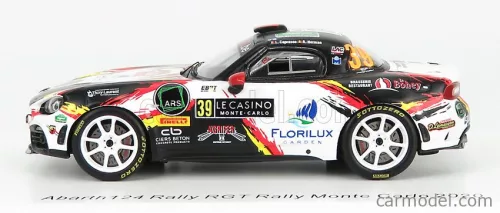 FIAT  124 ABARTH RGT TEAM LAC RACING N 39 RALLY MONTECARLO 2020 L.CAPRASSE - R.HERMAN