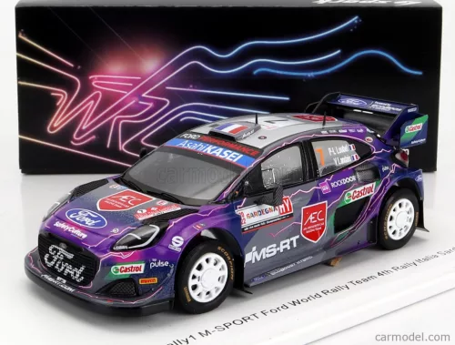 FORD ENGLAND  PUMA RALLY1 TEAM FORD WORLD RALLY M-SPORT N 7 4th RALLY SARDINIA ITALY 2022 P.L.LOUBET - V.LANDAIS  PURPLE BLUE GREY