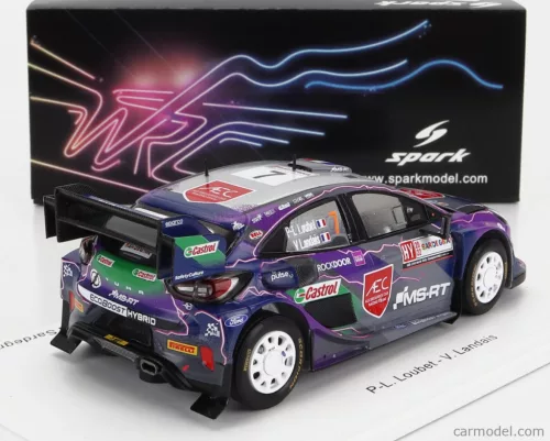 FORD ENGLAND  PUMA RALLY1 TEAM FORD WORLD RALLY M-SPORT N 7 4th RALLY SARDINIA ITALY 2022 P.L.LOUBET - V.LANDAIS  PURPLE BLUE GREY