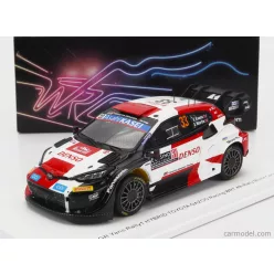   TOYOTA  YARIS GR HYBRID RALLY1 TEAM TOYOTA GAZOO RACING WRT N 33 4th RALLY MONTECARLO 2023 E.EVANS - S.MARTIN  WHITE RED BLACK