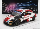 TOYOTA  YARIS GR HYBRID RALLY1 TEAM TOYOTA GAZOO RACING WRT N 69 3rd RALLY JAPAN 2023 KALLE ROVANPERA - JONNE HALTTUNEN  WHITE RED BLACK