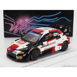   TOYOTA  YARIS GR HYBRID RALLY1 TEAM TOYOTA GAZOO RACING WRT N 69 3rd RALLY JAPAN 2023 KALLE ROVANPERA - JONNE HALTTUNEN  WHITE RED BLACK