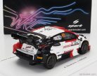 TOYOTA  YARIS GR HYBRID RALLY1 TEAM TOYOTA GAZOO RACING WRT N 69 3rd RALLY JAPAN 2023 KALLE ROVANPERA - JONNE HALTTUNEN  WHITE RED BLACK