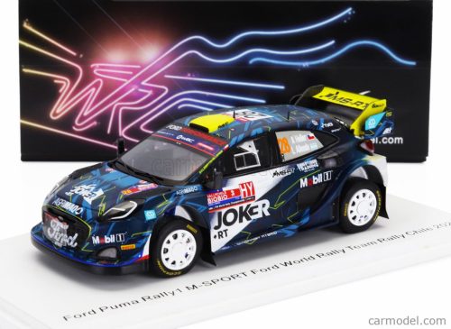 FORD ENGLAND  PUMA RALLY1 TEAM FORD WORLD RALLY M-SPORT N 28 RALLY CHILE 2023 ALBERTO HELLER - LUIS ERNESTO ALLENDE  BLUE YELLOW RED