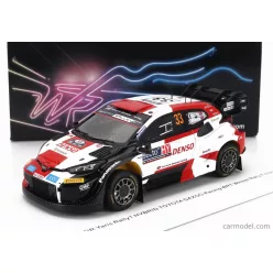   TOYOTA  YARIS GR HYBRID RALLY1 TEAM TOYOTA GAZOO RACING WRT N 33 WINNER RALLY FINLAND 2023 ELFYN EVANS - SCOTT MARTIN  WHITE RED BLACK