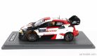 TOYOTA  YARIS GR HYBRID RALLY1 TEAM TOYOTA GAZOO RACING WRT N 17 WINNER RALLY SAFARI 2023 SEBASTIAN OGIER - VINCENT LANDAIS  WHITE RED BLACK