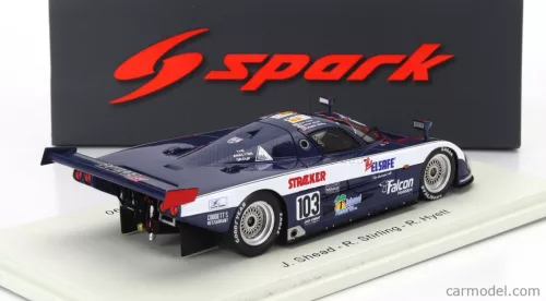 SPICE  SE88C 3-3L V8 TEAM MAKO N 103 24h LE MANS 1990 ROBBIE STIRLING - JAMES SHEAD - ROSS HYETT  BLUE WHITE