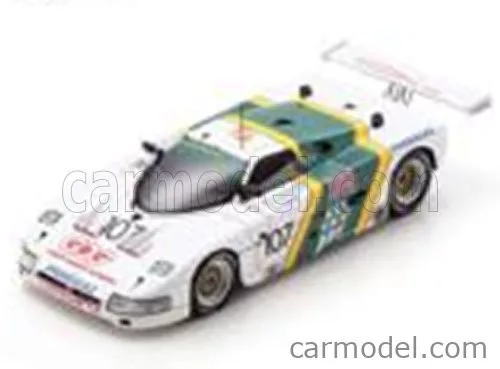 SPICE  SE87C 3.3L V8 TEAM P.A.LOMBARDI N 107 24h LE MANS 1990 PIERRE ALAIN LOMBARDI - DENIS MORIN - FERDINAND DE LESSEPS  WHITE GREEN