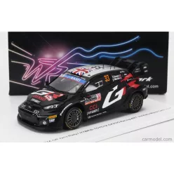   TOYOTA  YARIS GR RALLY1 HYBRID TEAM TOYOTA GAZOO RACING WRT N 33 3rd RALLY MONTECARLO 2024 ELFYN EVANS - MARTIN SCOTT  BLACK WHITE
