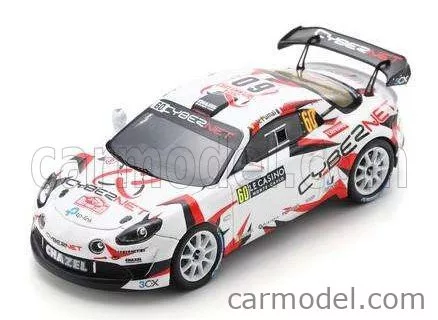 RENAULT  ALPINE A110 RGT TEAM CHAZEL TECHNOLOGIES COURSE N 60 4th RGT RALLY MONTECARLO 2024 ARMAND FUMAL - JULES ESCARTEFIGUE  WHITE BLACK