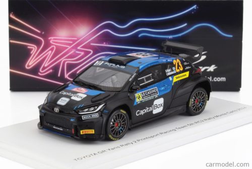 TOYOTA  YARIS GR RALLY2 TEAM PRINTSPORT RACING N 23 5th RC2 RALLY MONTECARLO 2024 SAMI PAJARI - ENNI MALKONEN  BLUE