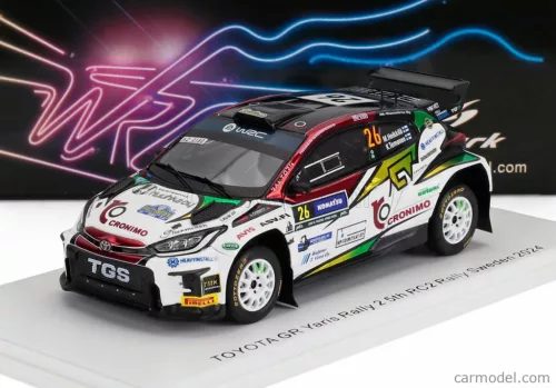 TOYOTA  YARIS GR RALLY2 N 26 5th RC2 RALLY SWEDEN 2024 MIKKO HEIKKILA - KRISTIAN TEMONEN  WHITE