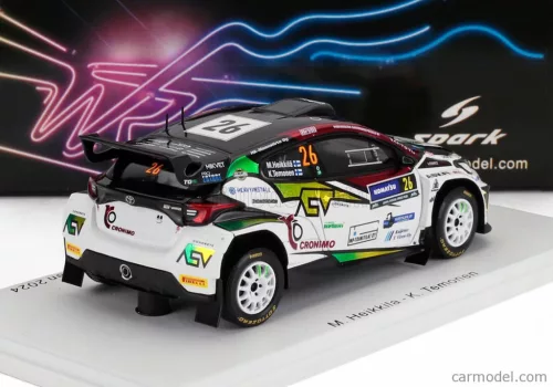 TOYOTA  YARIS GR RALLY2 N 26 5th RC2 RALLY SWEDEN 2024 MIKKO HEIKKILA - KRISTIAN TEMONEN  WHITE