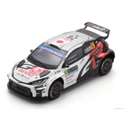   TOYOTA  YARIS GR RALLY2 HYBRID TEAM TOYOTA GAZOO RACING WRT NG (night version) N 26 RALLY MONTECARLO 2025 HIKARU KOGURE - TOPI LUHTINEN  WHITE