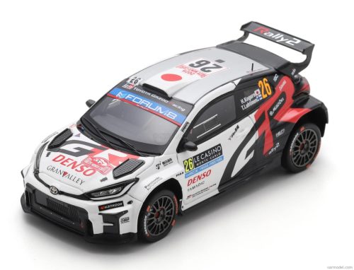 TOYOTA  YARIS GR RALLY2 HYBRID TEAM TOYOTA GAZOO RACING WRT NG (night version) N 26 RALLY MONTECARLO 2025 HIKARU KOGURE - TOPI LUHTINEN  WHITE