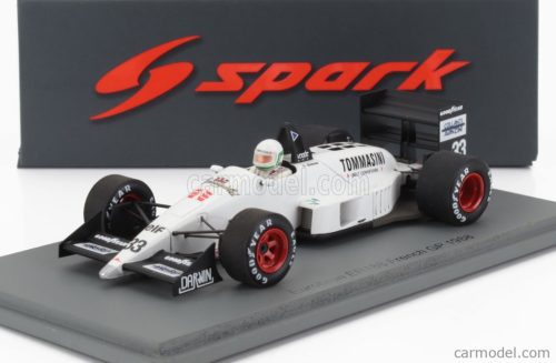 EUROBRUN  F1  ER188 N 33 FRANCE GP 1988 STEFANO MODENA  WHITE BLACK