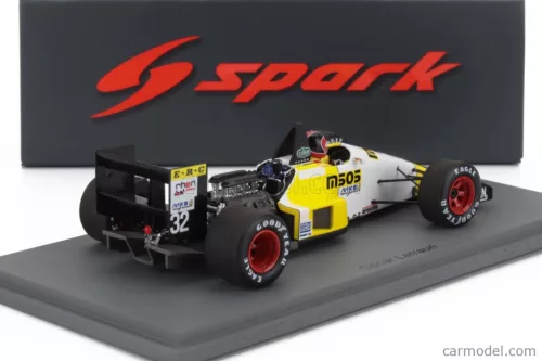 EUROBRUN  F1  ER188 N 32 AUSTRALIAN GP 1988 OSCAR LARRAURI  YELLOW WHITE BLACK