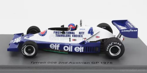 TYRRELL  F1  008 N 4 2nd AUSTRIAN GP 1978 P.DEPAILLER  BLUE WHITE
