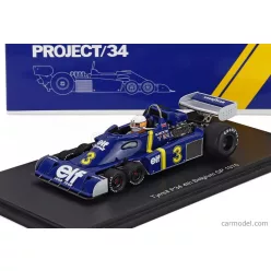   TYRRELL  F1  P34 ELF 6-WHEELS N 3 BELGIUM GP 1976 JODY SCHECKTER  BLUE YELLOW