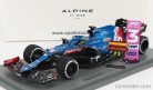 RENAULT  F1  A521 RENAULT E-TECH 20B TEAM ALPINE N 14 3rd QATAR GP WITH PIT BOARD 2021 FERNANDO ALONSO