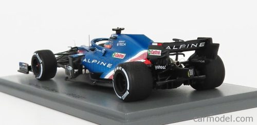 RENAULT  F1  A521 RENAULT E-TECH 20B TEAM ALPINE N 14 3rd QATAR GP WITH PIT BOARD 2021 FERNANDO ALONSO